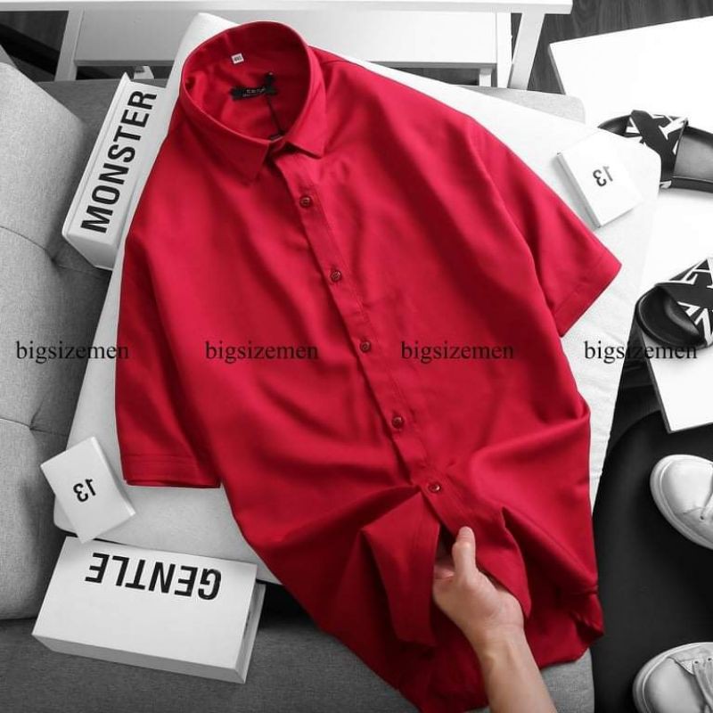 [bigsize <130kg] Áo sơ mi nam tay ngắn bigsize | BigBuy360 - bigbuy360.vn