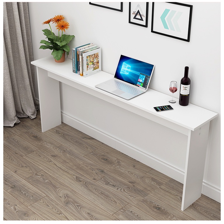 Bàn làm việc thông minh tiết kiệm không gian  , bàn gỗ nhỏ decor cho phòng nhỏ hẹp 100x30x72cm BH3 năm TB006