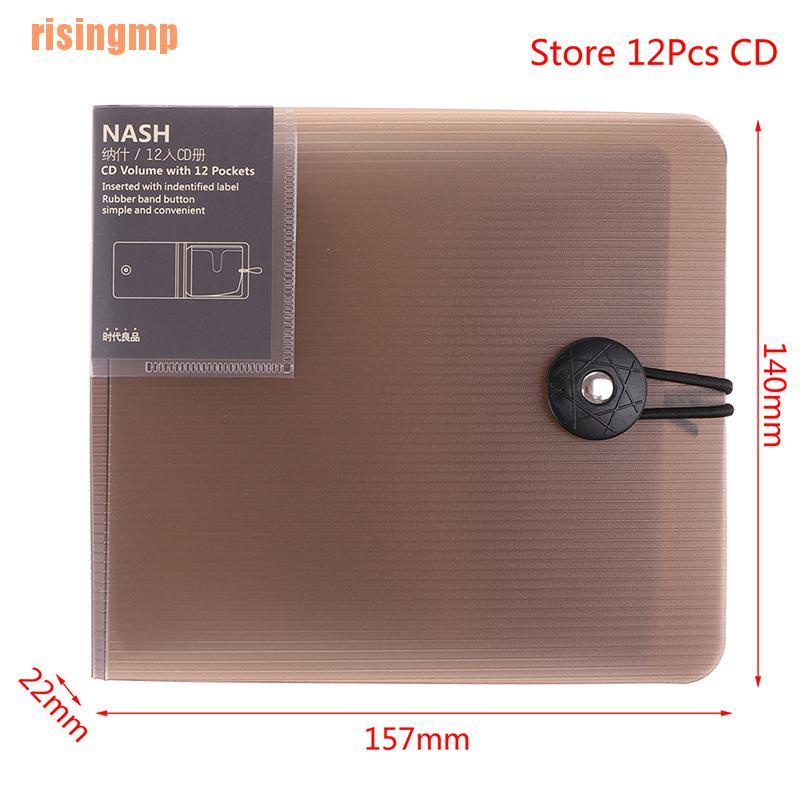 Túi đựng đĩa chứa được 12 đĩa CD DVD thuận tiện chất lượng cao