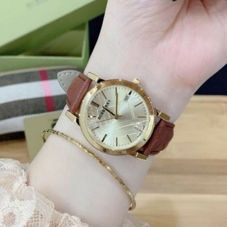 [Siêu Phẩm] [HOT HOT] Đồng hồ nữ Burberry dây da cao cấp