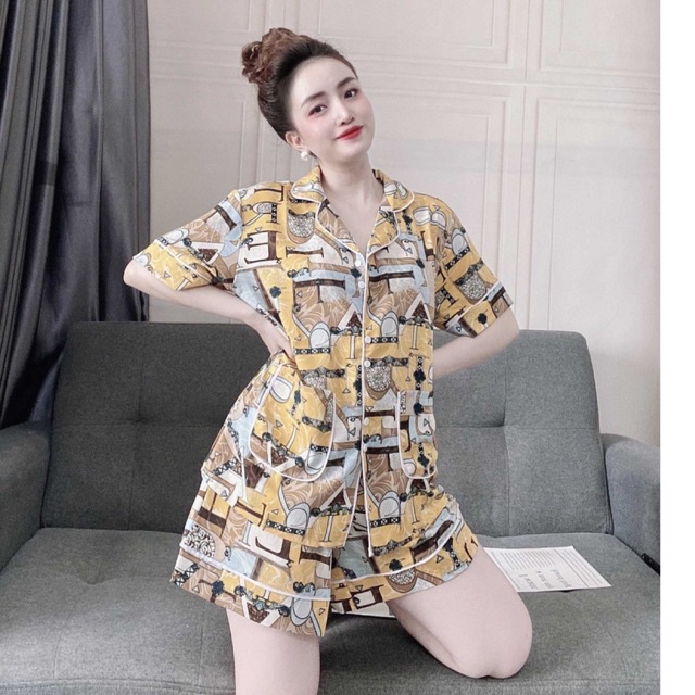 Đồ Bộ Pyjama Bigsize Đùi Lụa Mango 50-110kg Mặc Nhà Thoải Mái | BigBuy360 - bigbuy360.vn