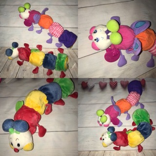 Sâu bông màu sắc cho bé ( thú nhồi bông si )
