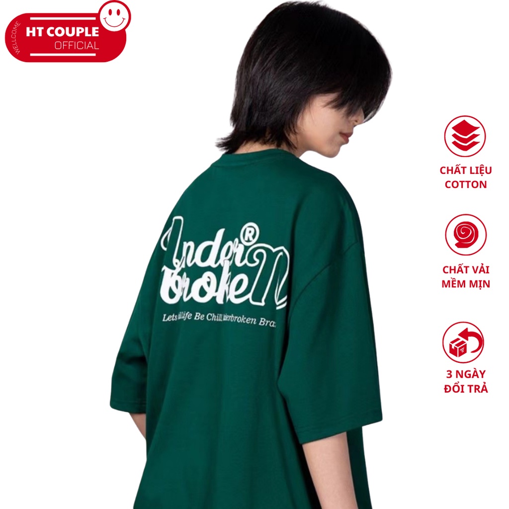 [ÁO THUN} Áo phông Under Worken form thụng tay lỡ chất liệu cotton nam nữ mặc đẹp (35-PLN)