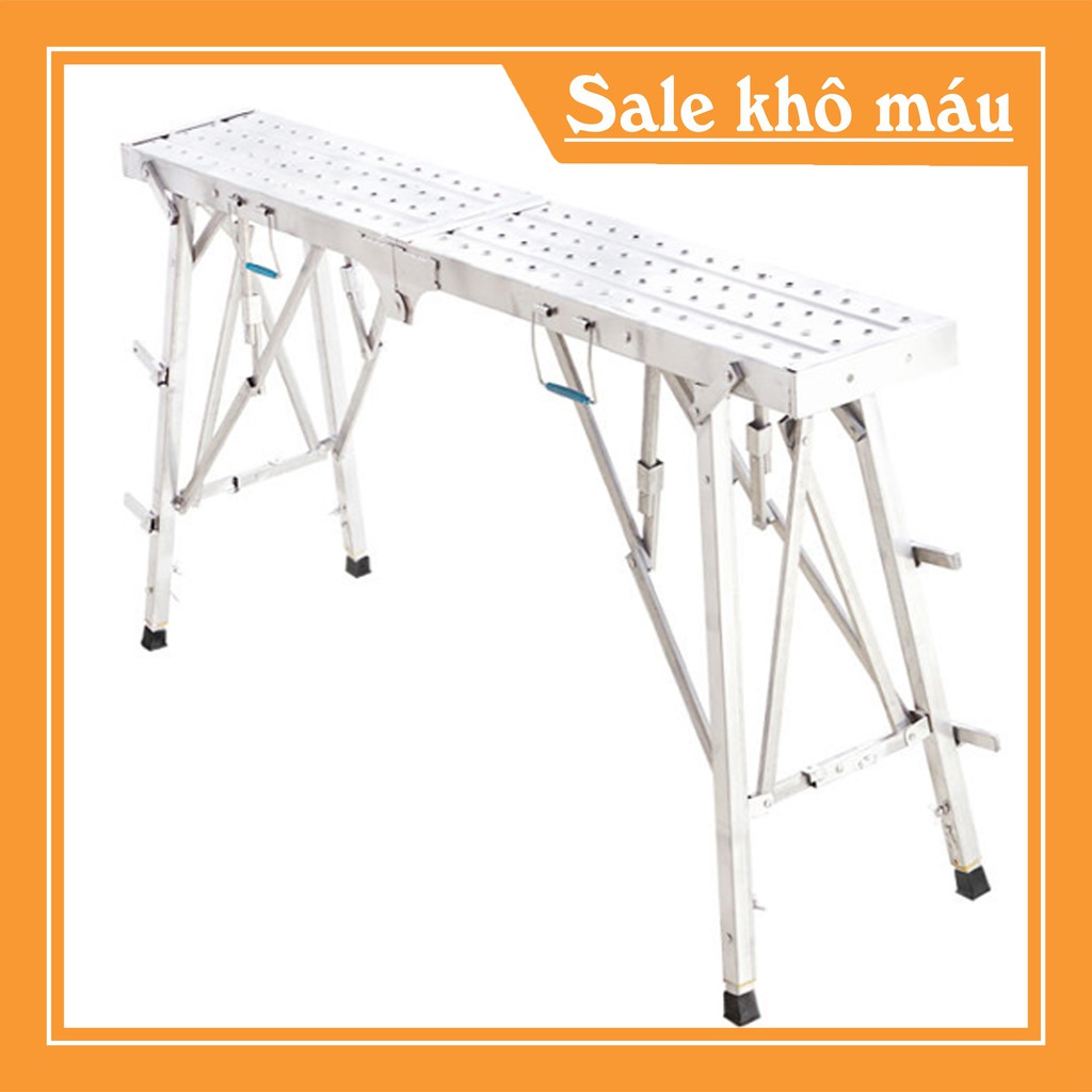 Giàn giáo gấp gọn thông minh di động - chiều cao có thể thay đổi theo ý muốn dài 200cm