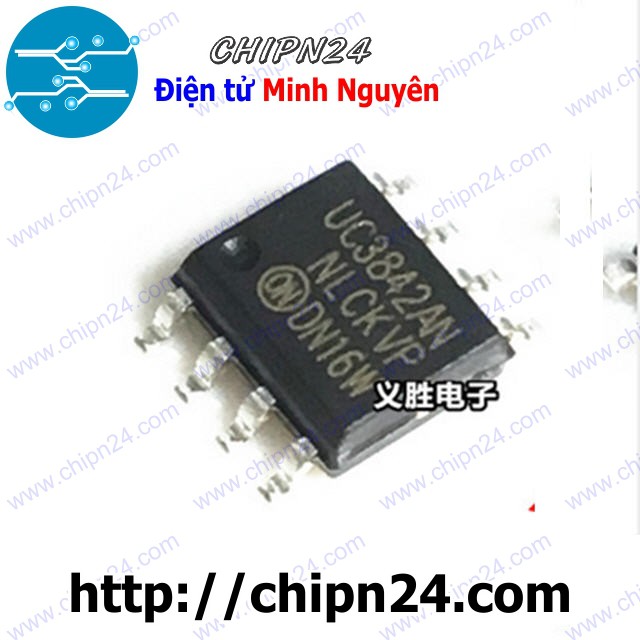 [2 CON] IC UC3842B SOP-8 (SMD Dán) (Hàng Tốt) (UC3842 3842)