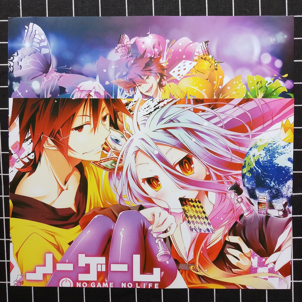 Poster No Game No Life (8 Tờ)