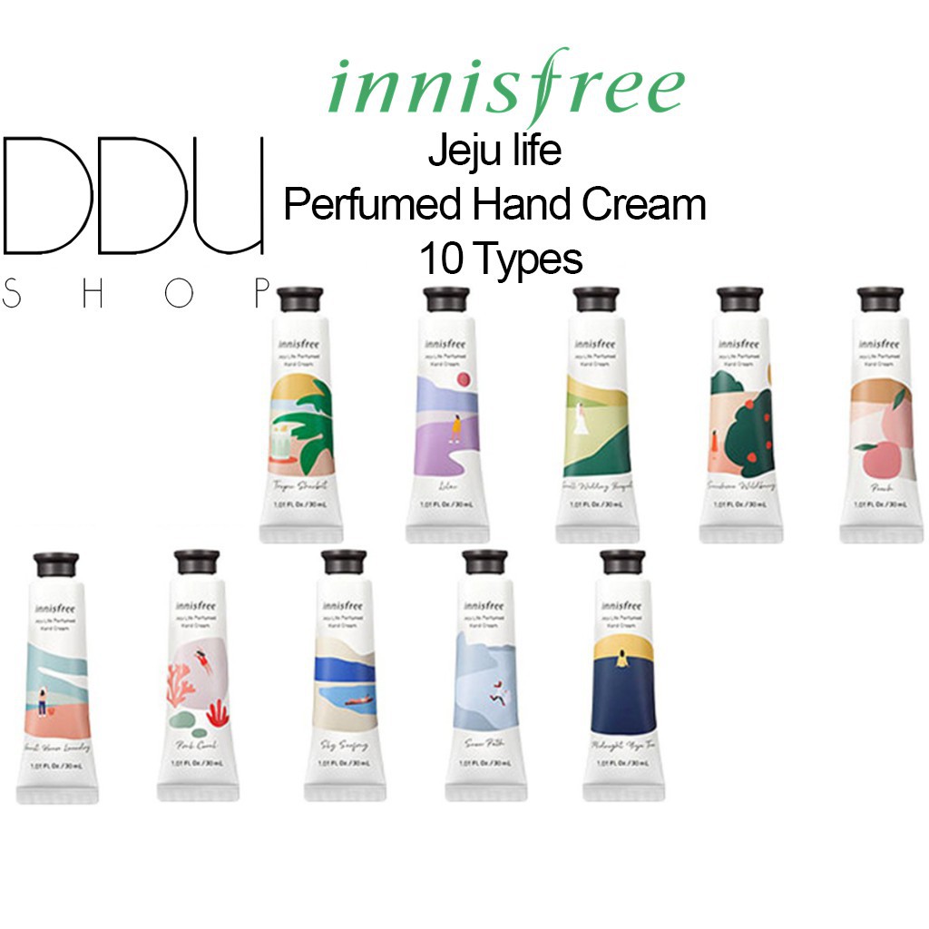 Kem dưỡng da tay hương nước hoa Innisfree Jeju life Perfumed Hand Cream 10 loại | BigBuy360 - bigbuy360.vn