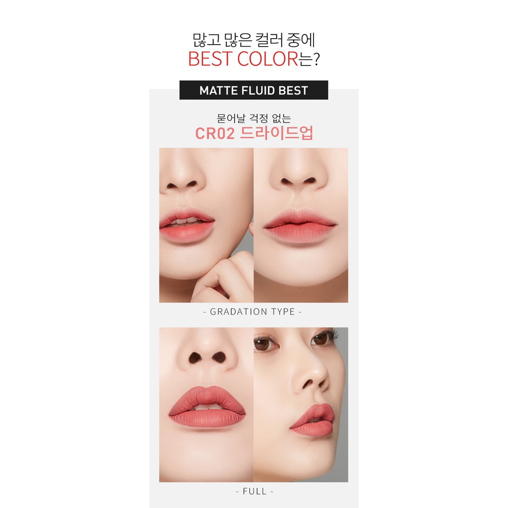 [Hot] Son Kem Lì Apieu Color Lip Stain Matte Fluid