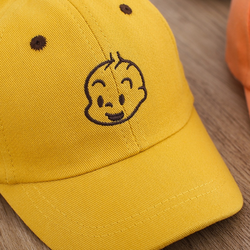 Mũ lưỡi trai cho bé chất vải xịn thêu hình dễ thương cho bé trai bé gái  1 - 4 tuổi