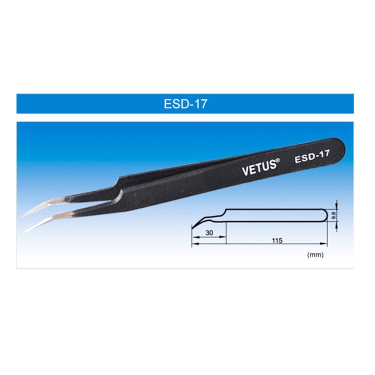 Nhíp VETUS ESD-10,ESD-11,ESD-12,ESD-13,ESD-14,ESD-15,ESD-16,ESD-17 chống tĩnh điện