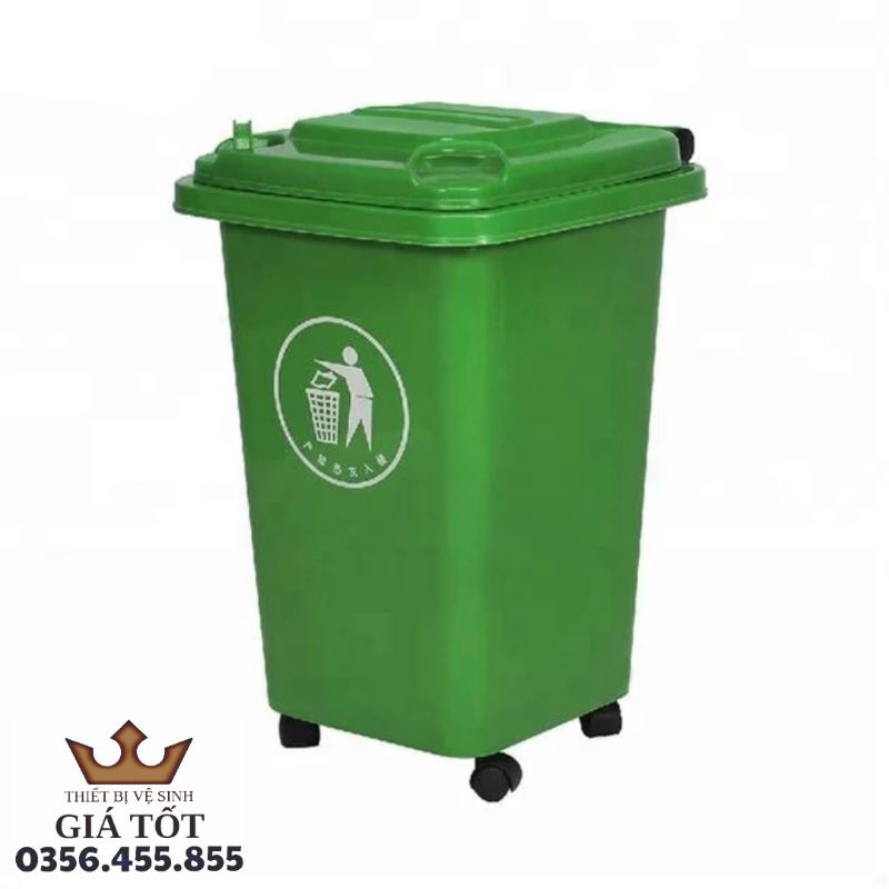 Thùng rác công cộng 60L nhập khẩu hàng chính hãng
