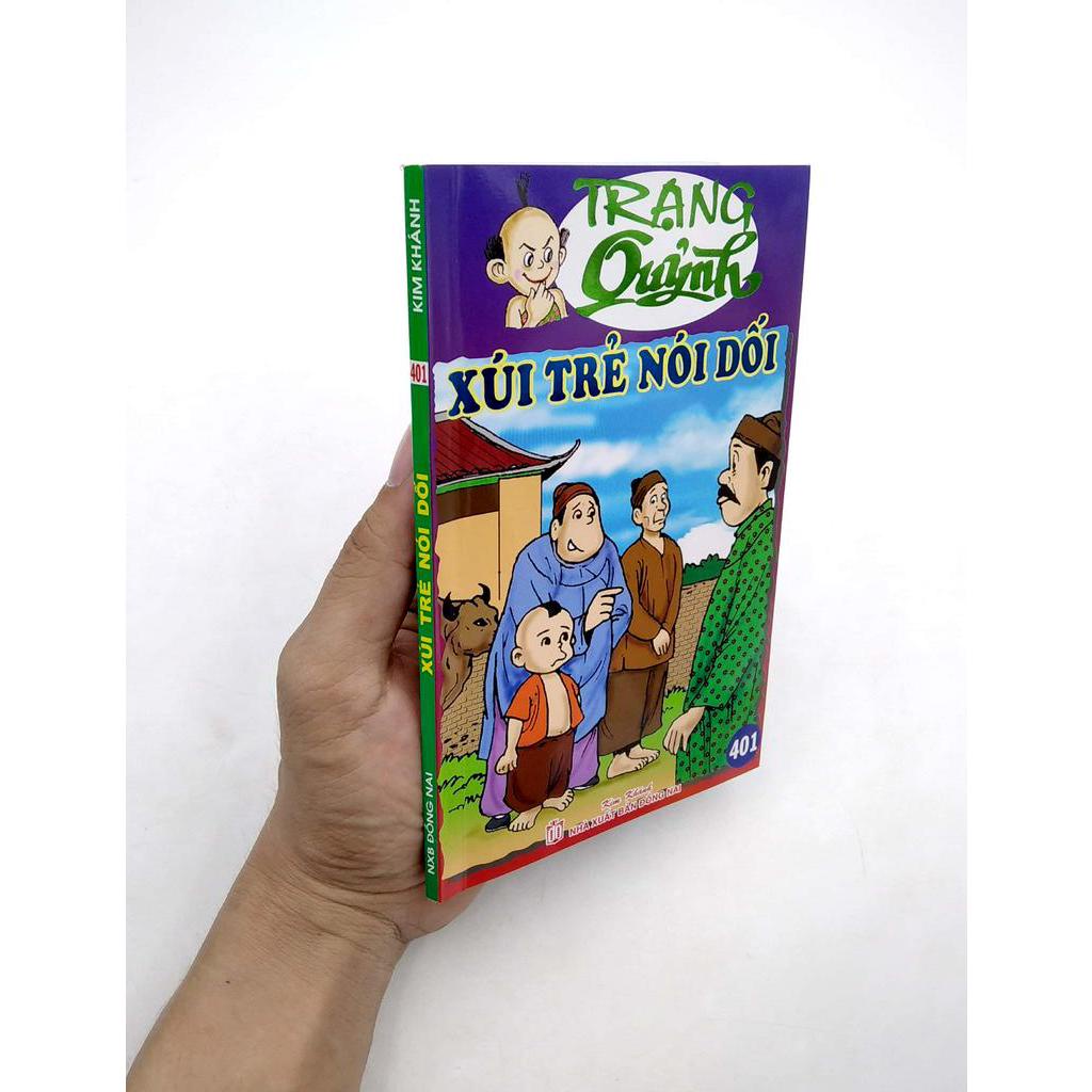 Sách - Truyện Tranh Trạng Quỷnh - Tập 401: Xúi Trẻ Nói Dối
