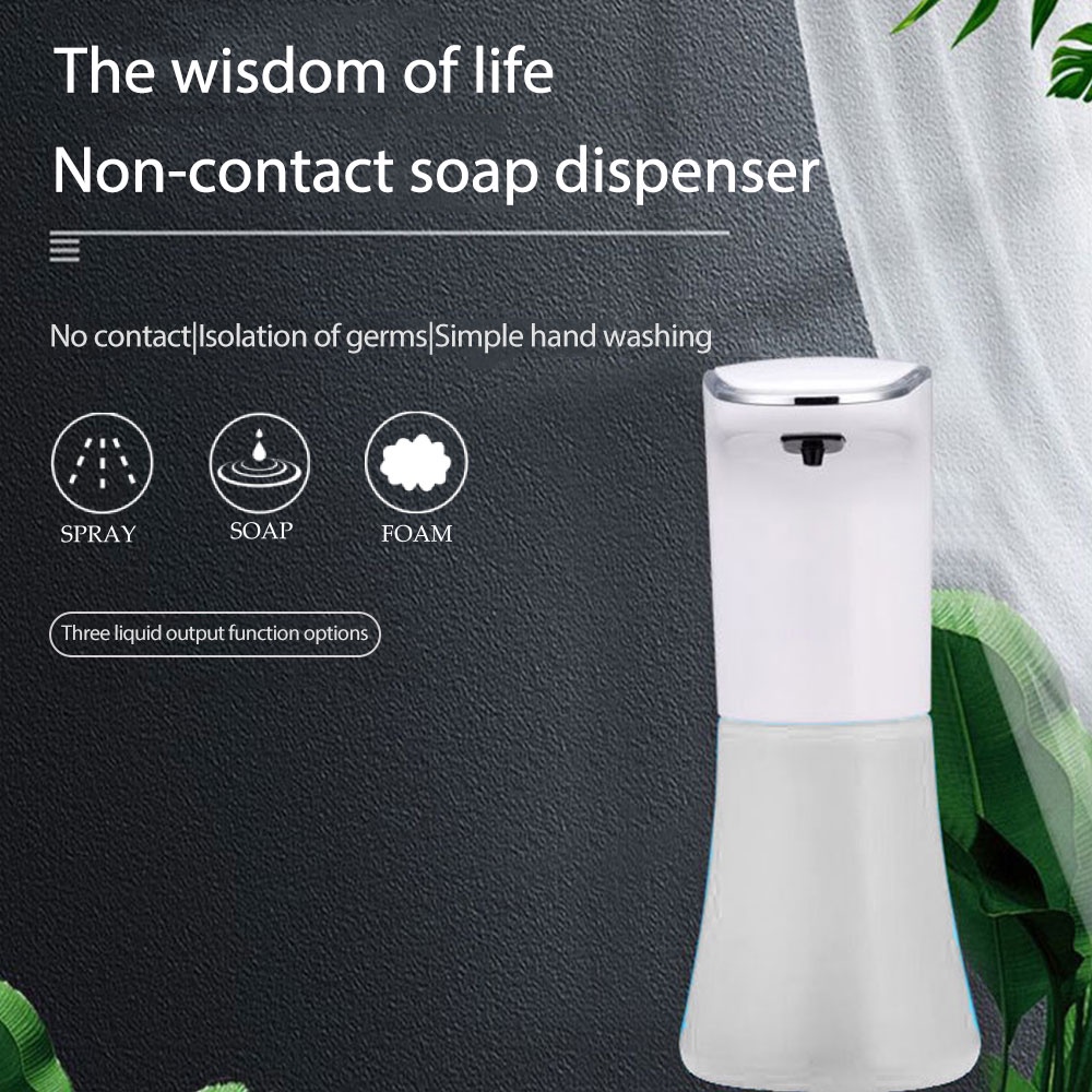 COD Automatic sensor soap dispenser sprayer infrared sensor USB rechargeable Chất tẩy và Khử mùi bồn cầu Vệ sinh nhà cửa