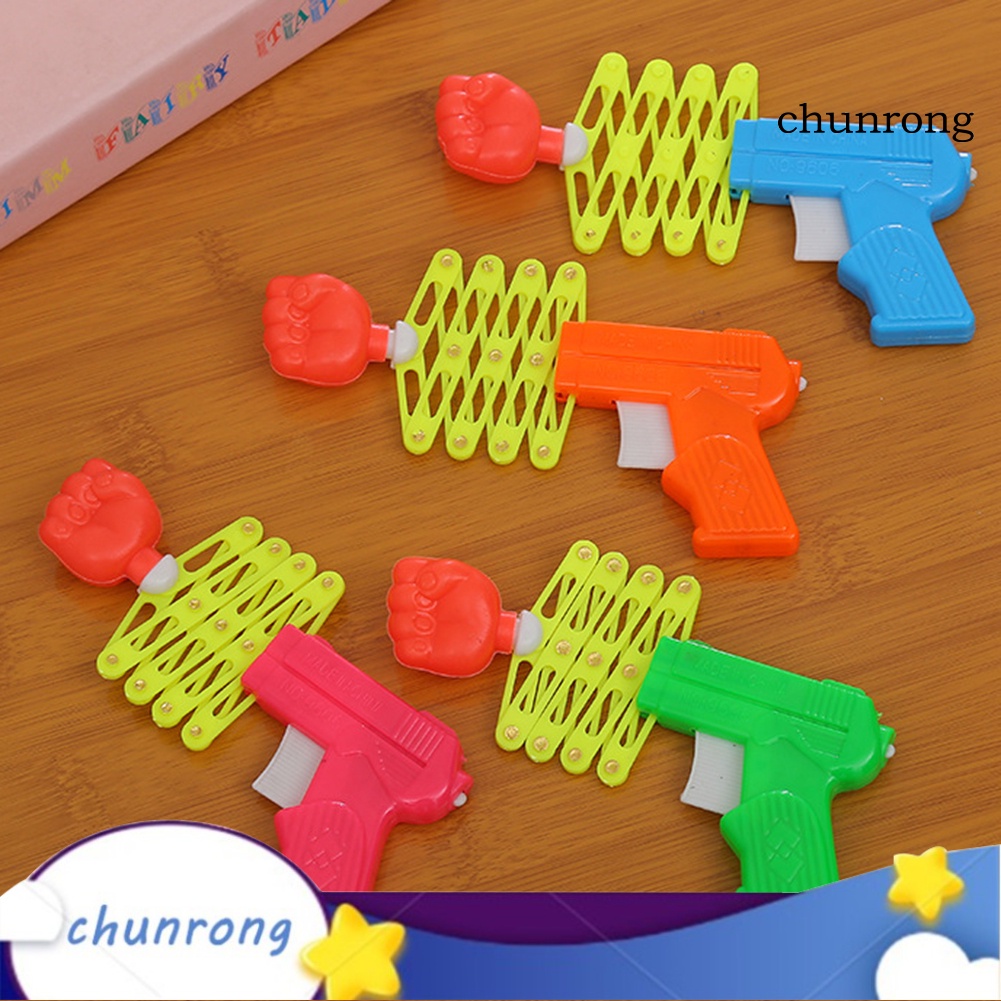 Cr Đồ Chơi Bắn Súng Lò Xo Bằng Nhựa Có Thể Thu Gọn Vui Nhộn Cho Bé