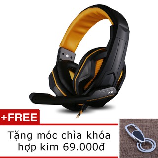 Tai nghe chơi Game Ovann X2 Pro (Đen) + Tặng móc khóa đeo balo phong cách