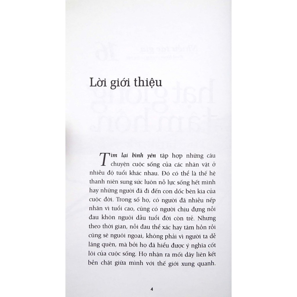 Sách Hạt Giống Tâm Hồn 16 Tìm Lại Bình Yên First News