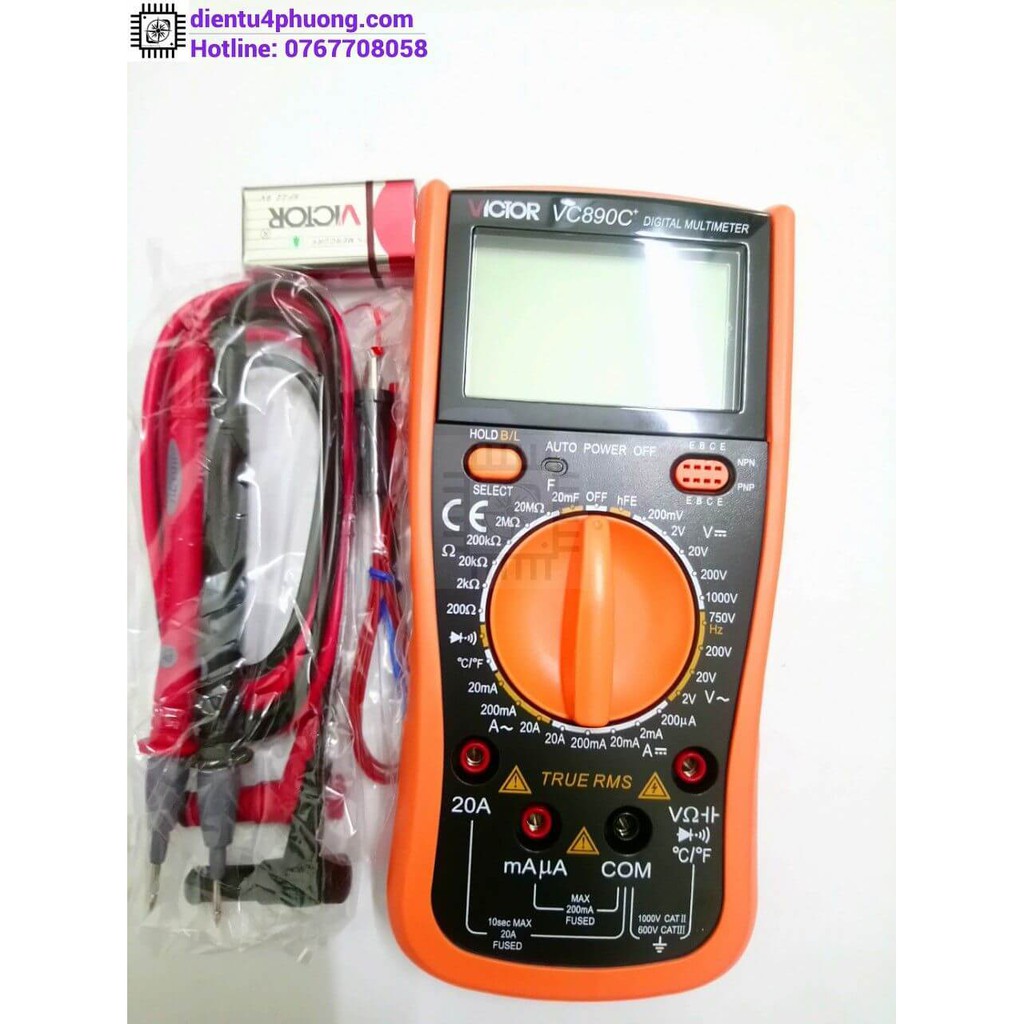 Đồng Hồ Vạn Năng DMM VICTOR VC 890C+