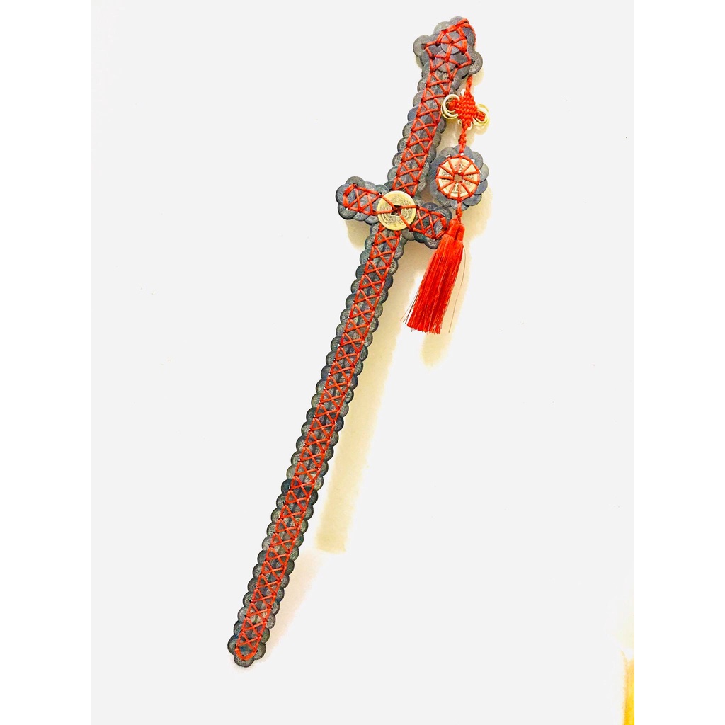 Thất tinh kim tiền bằng đồng dài 75cm