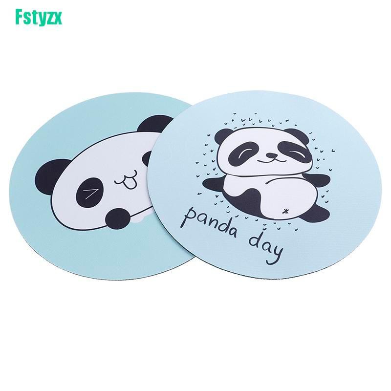 fstyzx 1Pc cute panda mouse pad size for 22x22x0.3cm gaming mouse pads