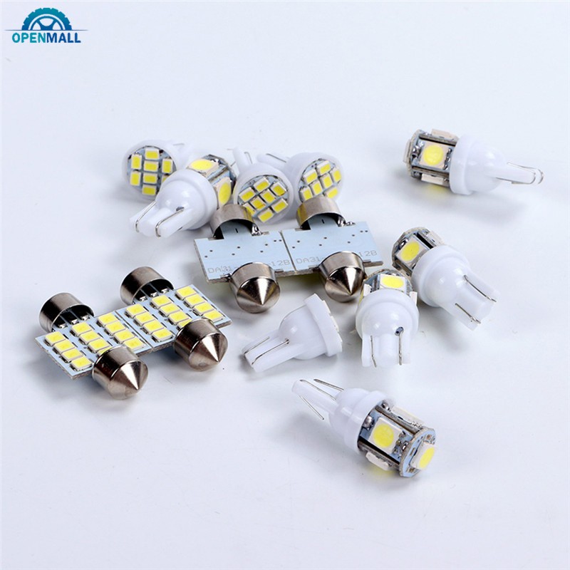 Bộ 13 đèn LED dùng đọc sách cho xe hơi T10 chuyên dụng