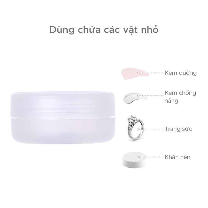 Hộp chiết kem dưỡng, kem nền, kem mắt khi đi du lịch FASOLA FSLJY-320