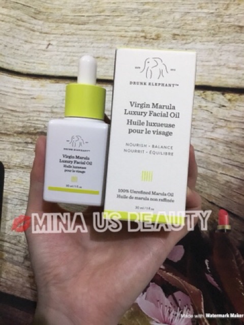[5/8/15/30ml] Drunk Elephant Virgin Marula Luxury Facial Oil dầu dưỡng sáng da | BigBuy360 - bigbuy360.vn