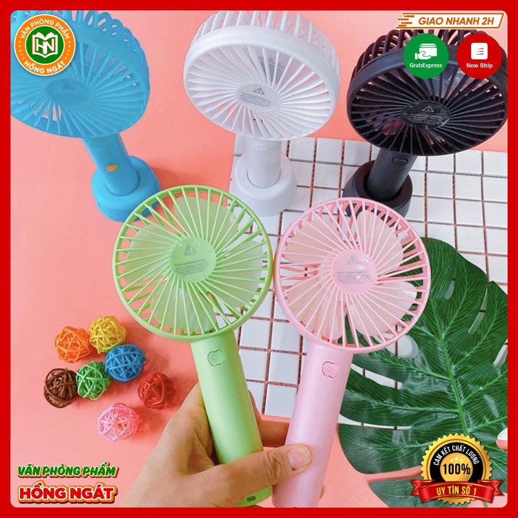 Quạt cầm tay N9 mini tích điện có đế để bàn sạc USB tặng kèm Pin QTDMN | BigBuy360 - bigbuy360.vn