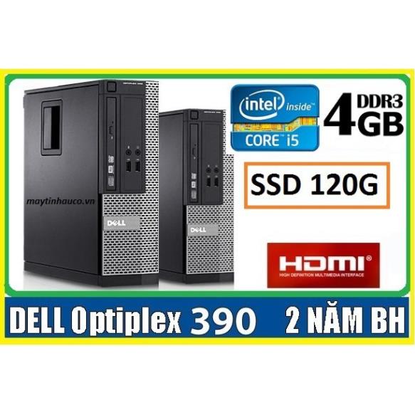 Máy tính để bàn đồng bộ Dell optiplex 390 ( Core i5 / 8G / SSD 120G ),Có HDMI ,