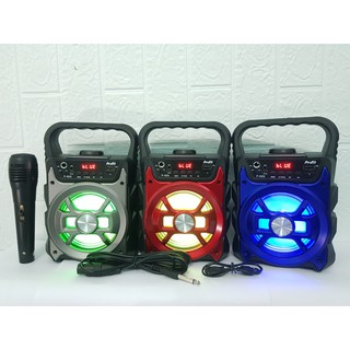 [GIẢM GIÁ] Loa Bluetooth P669 Tặng Mic Dây Hát Karaoke