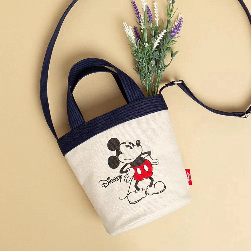 Túi đeo vai hình chuột Mickey hoạt hình dễ thương tiện dụng cho nữ