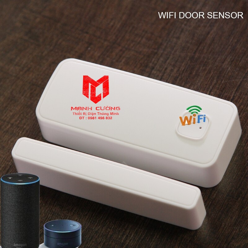 Cảm biến cửa wifi Tuya, Smart life báo về điện thoại