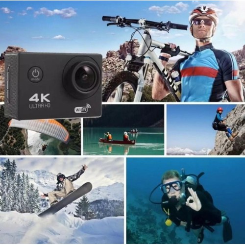 Camera hành trình chống nước 4K SPORT Ultra HD DV, Camera Hành Trình 4K Sports Cao Cấp Nhỏ Gọn Lấy Nét Hd