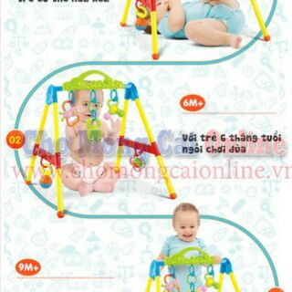 Kệ chữ A con ếch cho bé (có nhạc)