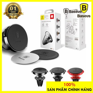 [ Sỉ - Lẻ ] Bộ đế giữ điện thoại nam châm Baseus LV186 dùng cho xe hơi