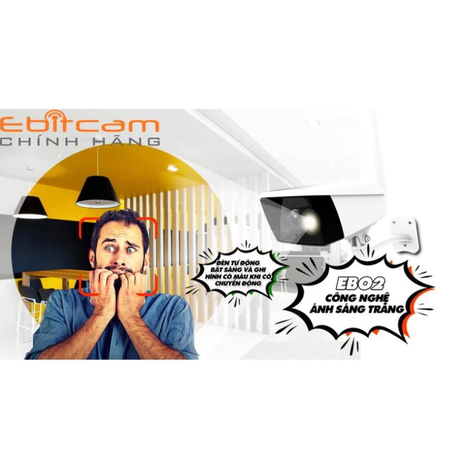 Camera ngoài trời ebitcam EBO2  – tích hợp ánh sáng trắng
