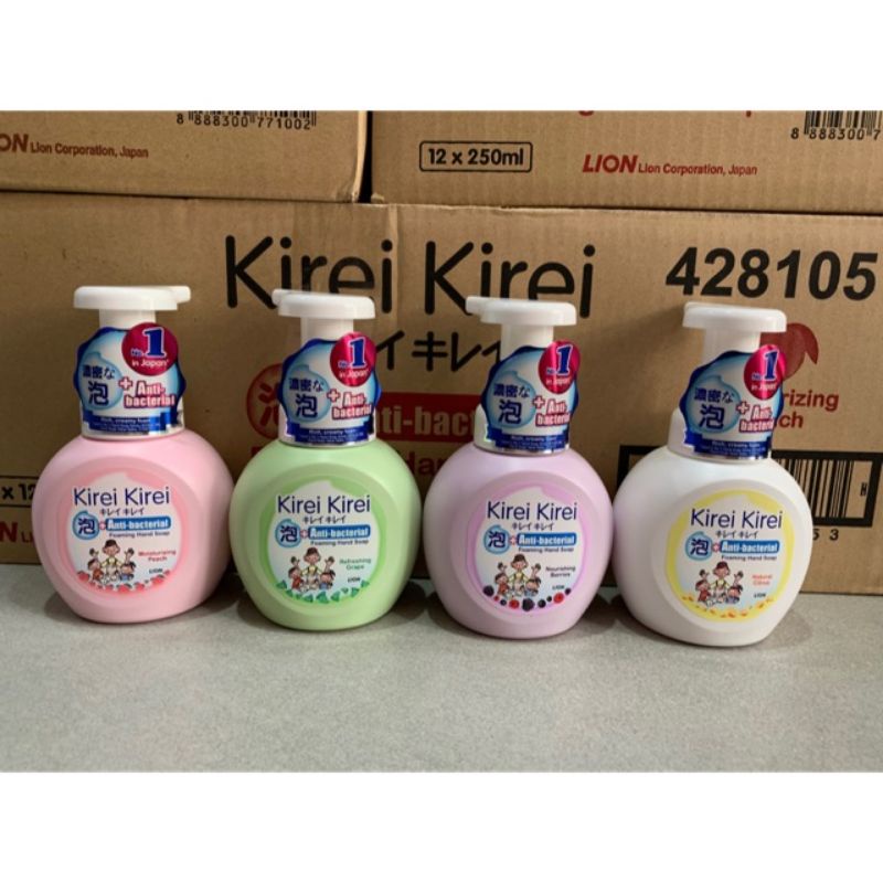 Bọt rửa tay Kirei Kirei thương hiệu Nhật Bản chai 250ml