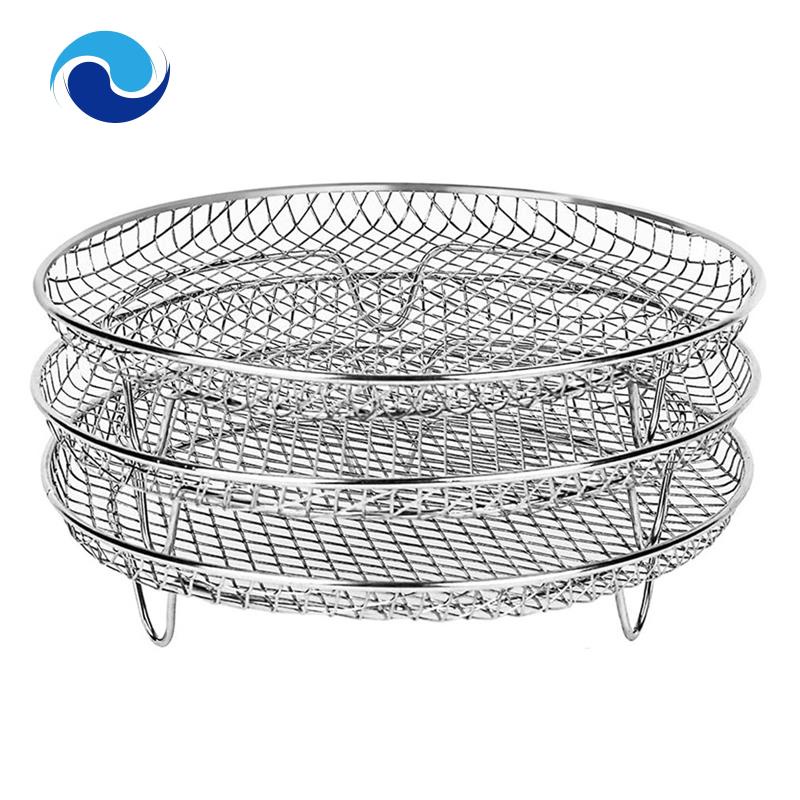 Giá Để Nồi Chiên Không Dầu Bằng Thép Không Gỉ Cho Gowise Philips Ninja 4.2-5.8QT