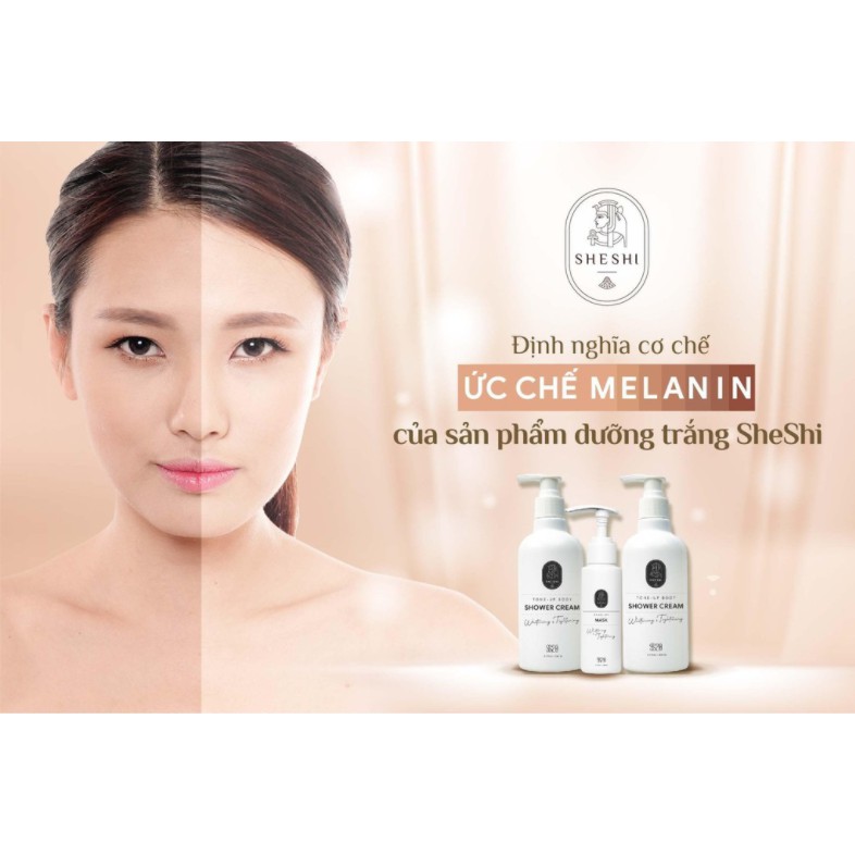 ❤️❤️ FREESHIP ❤️❤️  Bộ 3 Sản Phẩm Sữa Tắm Trắng Toàn Thân SheShi SS20 Hàn Quốc  ❤️❤️ FREESHIP ❤️❤️ | BigBuy360 - bigbuy360.vn