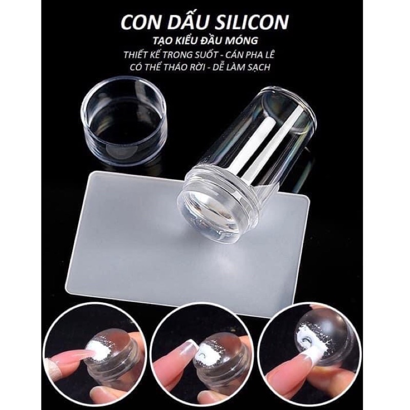 Con lăn sơn đầu sơn móng tay bằng silicon tiện dụng