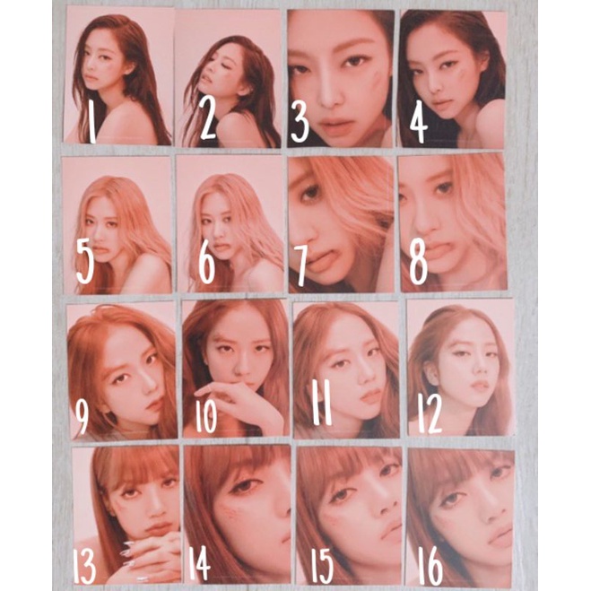 BLACKPINK PHOTOCARD TÂM THƯ KILL THIS LOVE