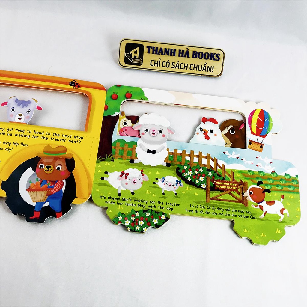 Sách - Let's go - Chúng mình cùng lên đường nào! Happy Farm - Nông trại vui vẻ (Dành cho trẻ từ 1 tuổi)