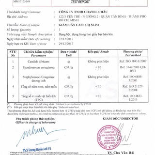 CÀ PHÊ GIẢM CÂN CHÍNH HÃNG