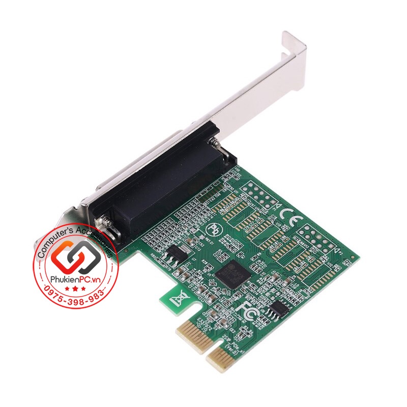 Card PCIE ra LPT DB25 Female cho máy in, CNC, PLC