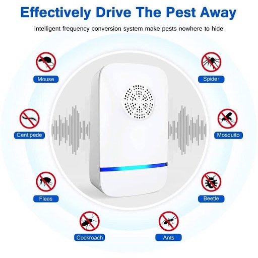 Máy đuổi muỗi cắm điện ULTRASONIC, set 6 chiếc