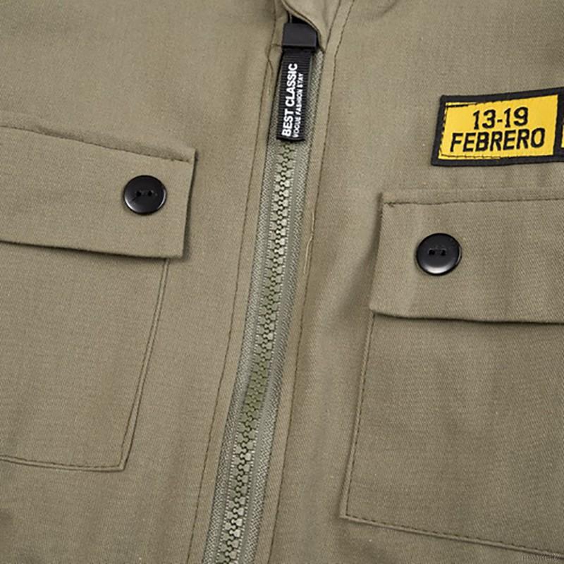 Áo khoác kéo khóa in hình hoạt hình phong cách Hàn Quốc cho bé trai