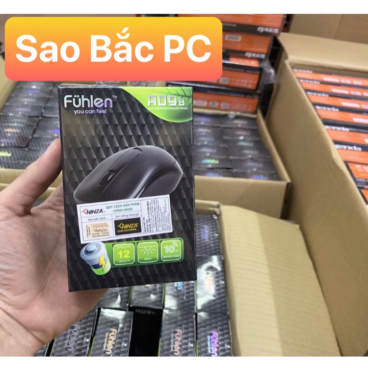 Chuột quang không dây Fuhlen A09B  - Hàng Chính Hãng