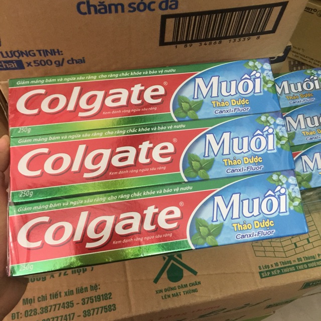 Kem đánh răng Colgate Muối thảo dược 6 tuýp