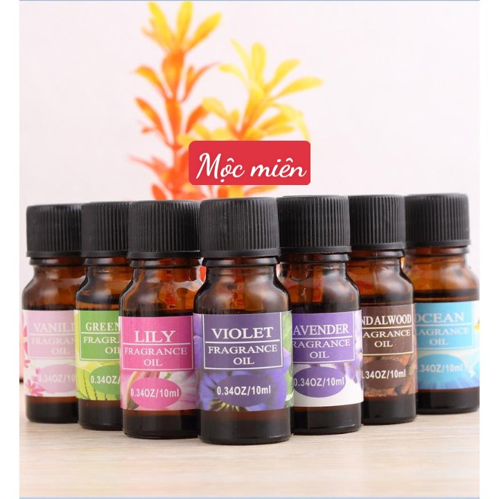 Nhập khẩu Lọ 10ml Tinh Dầu Thiên Nhiên Nguyên Chất Nhiều Mùi Thơm Phòng Giúp Bạn Thư Giãn Sảng Khoái Mỗi Ngày