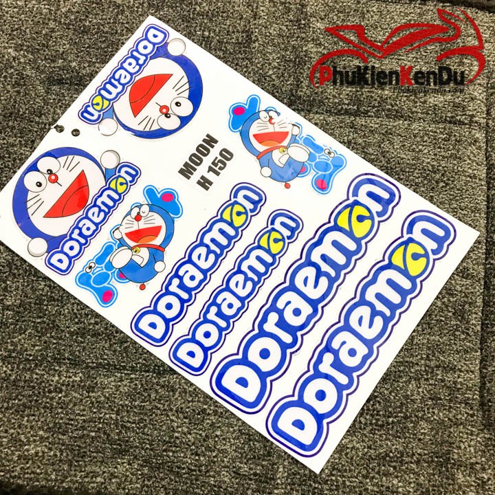 TEM NỔI DORAEMON NGUYÊN TẤM [TẶNG KÈM 1 TEM STICK]