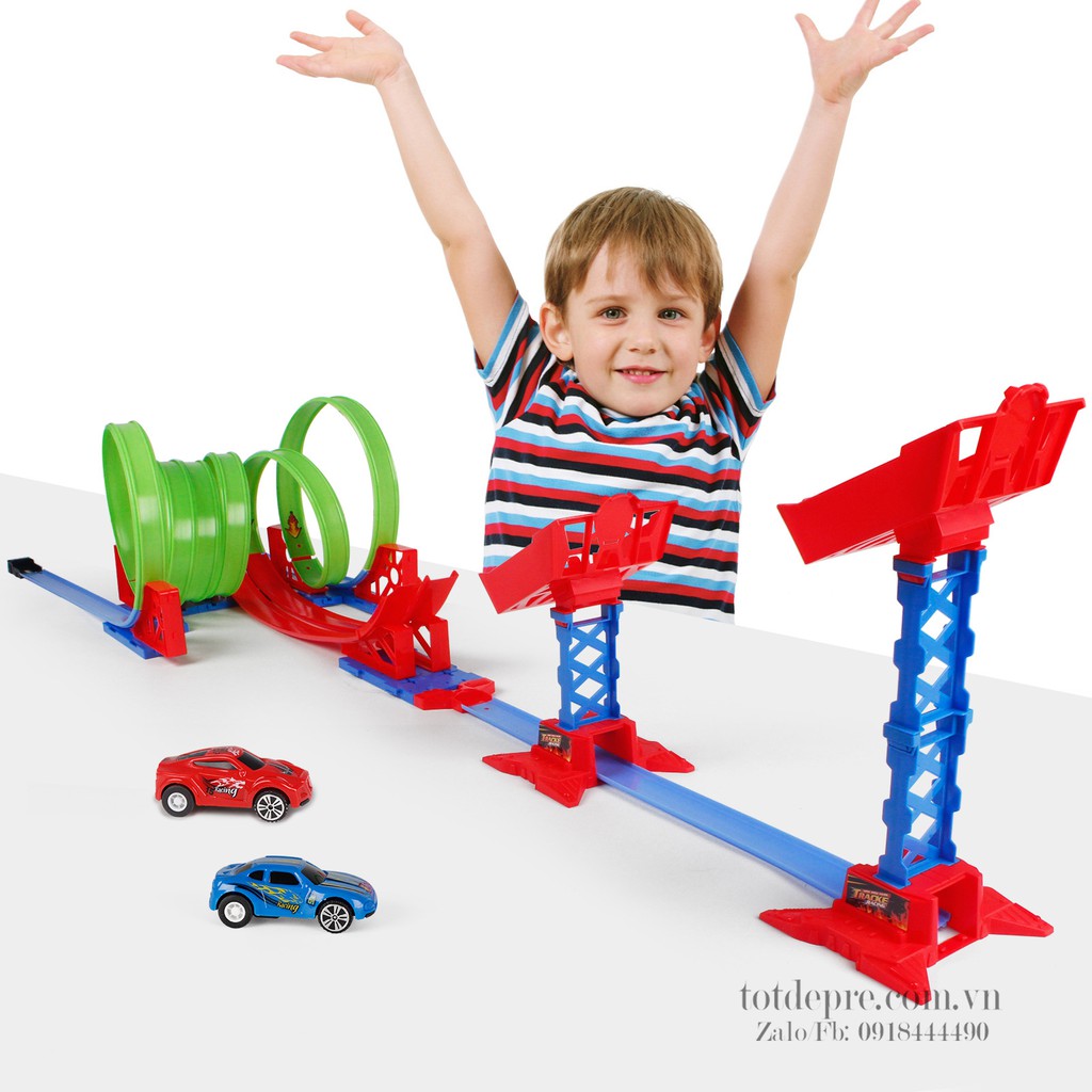 Đồ chơi đường đua ô tô phát triển kỹ năng cơ bản cho trẻ (kích thước 174cm)